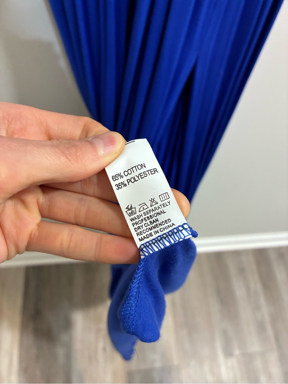 Royal Blue Maternity Maxi Dress Small - Picture 9 of 11